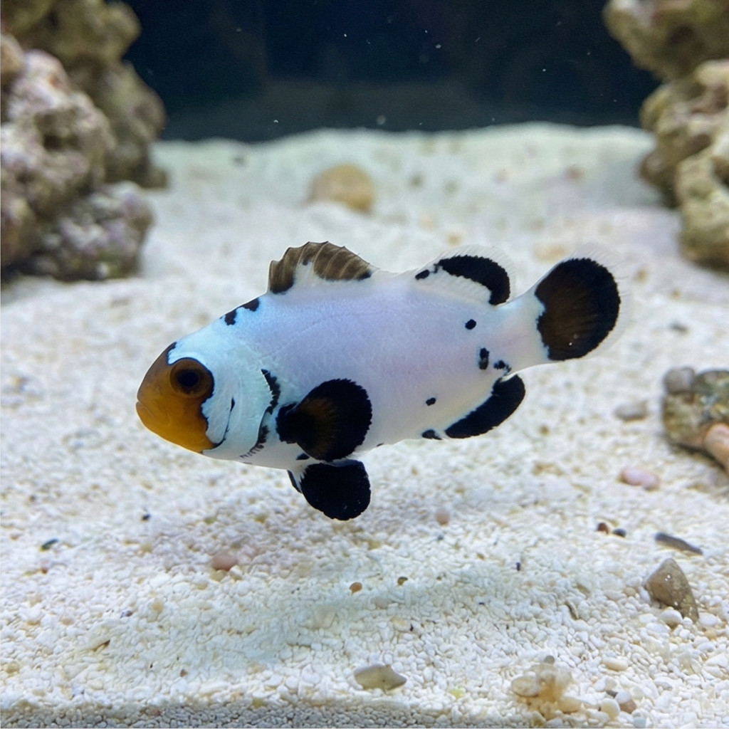 Black Ice Ocellaris Clownfish: Captive Bred Grade A - Image 4