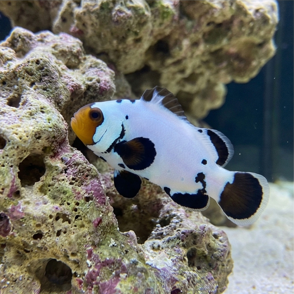 Black Ice Ocellaris Clownfish: Captive Bred Grade A - Image 5