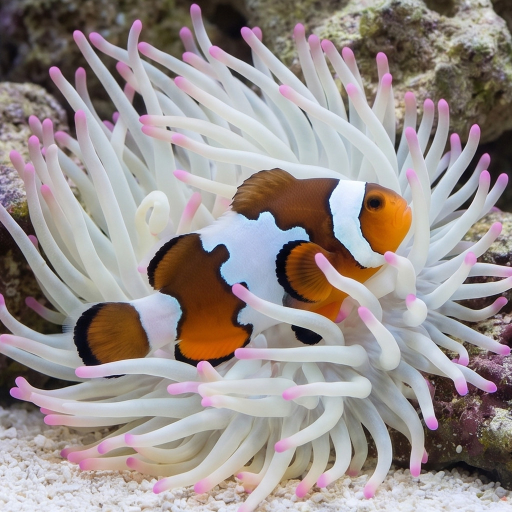 Black Ice Ocellaris Clownfish: Captive Bred Grade B - Image 3
