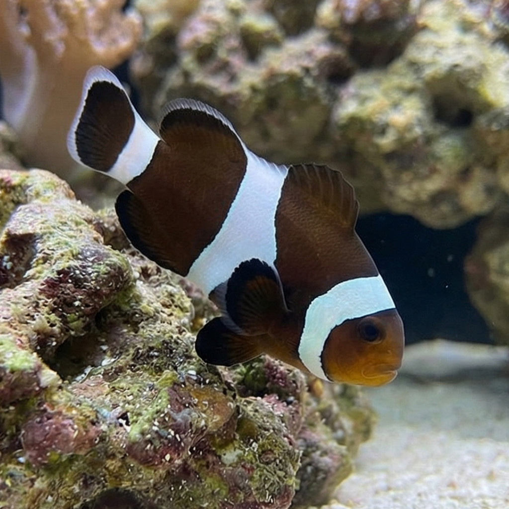 Black & White Ocellaris Clownfish: Captive Bred