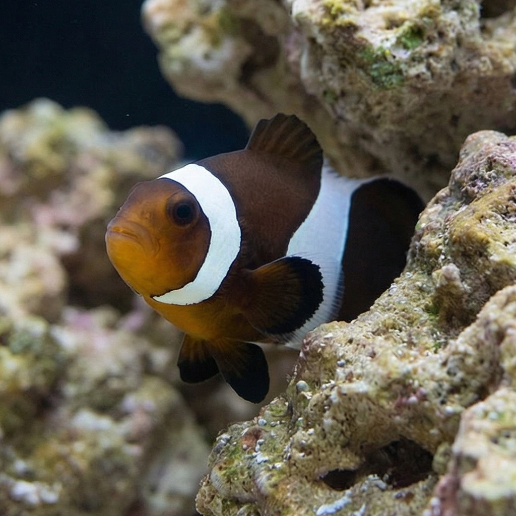 Black & White Ocellaris Clownfish: Captive Bred - Image 3