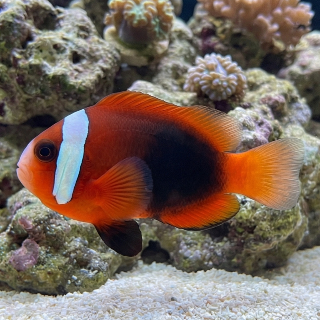 Cinnamon (Flame) Clownfish - Image 4
