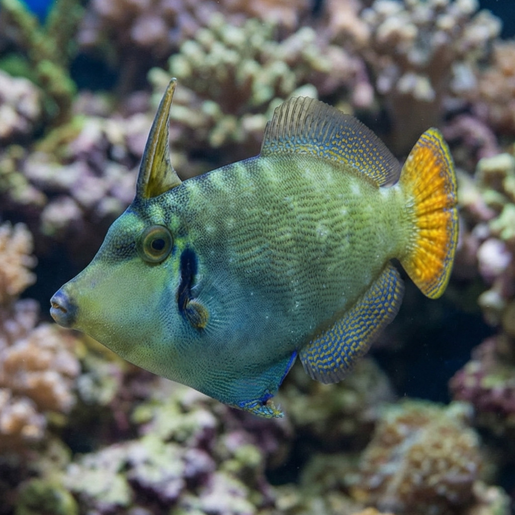 Colored Filefish