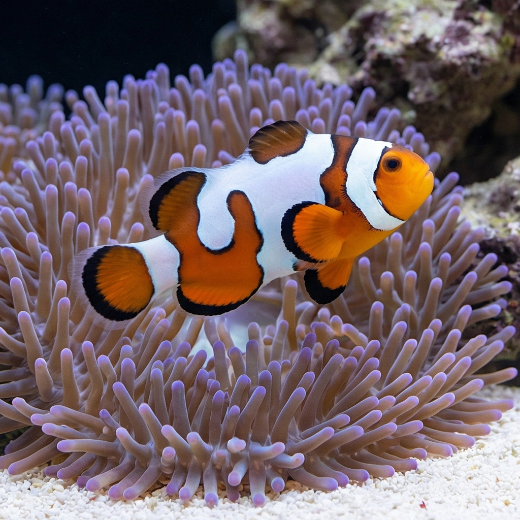 DaVinci Ocellaris Clownfish: Captive Bred Grade A