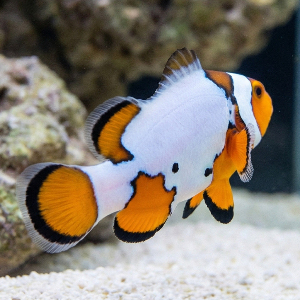 Extreme Snow Onyx Percula Clownfish: Captive Bred - Image 4