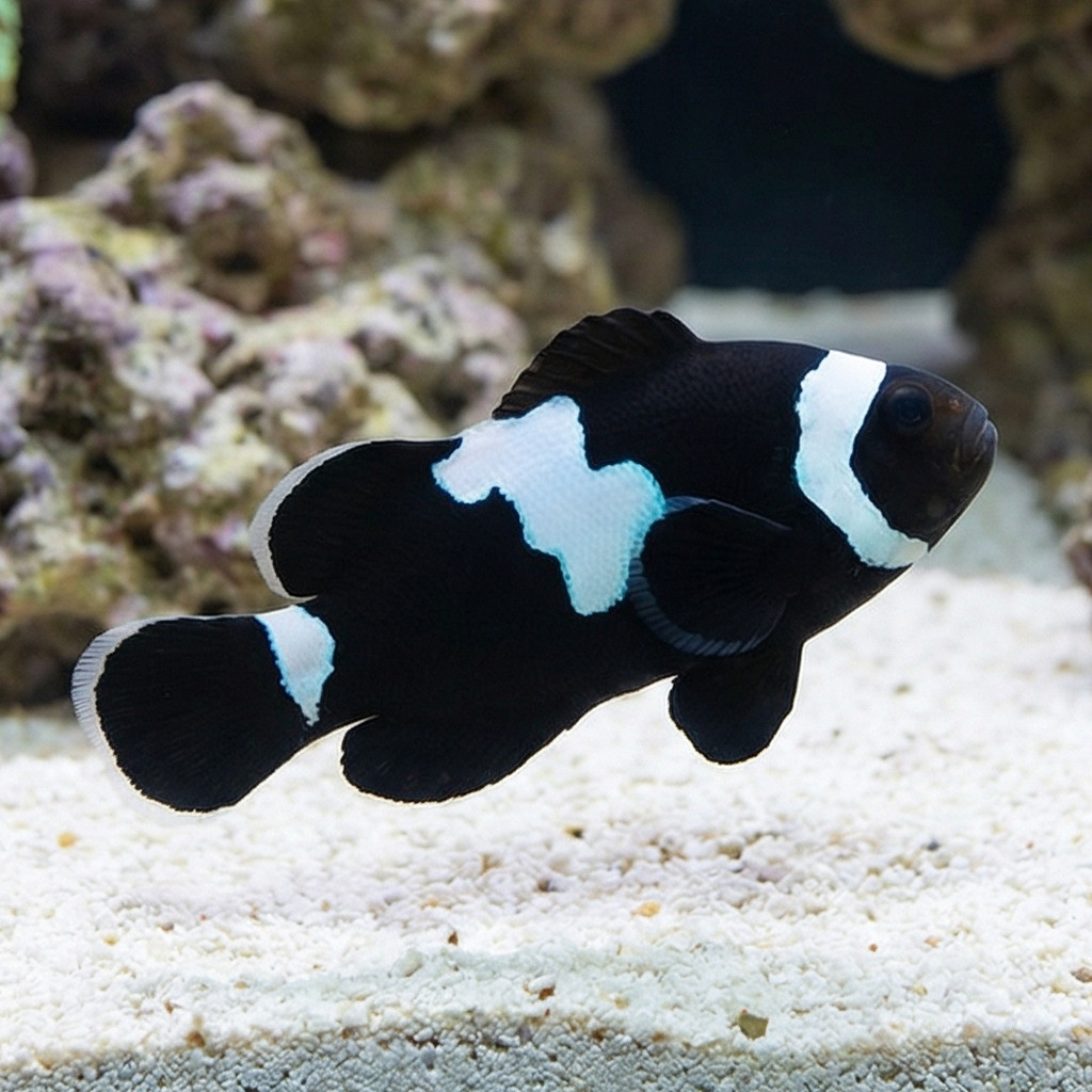 Midnight Lightning Ocellaris Clownfish: Captive Bred - Image 3