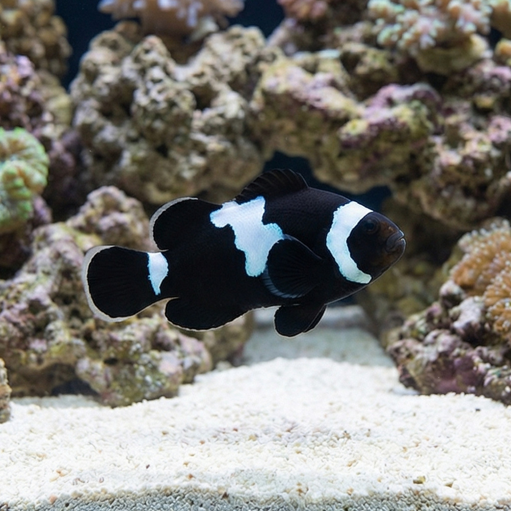 Midnight Lightning Ocellaris Clownfish: Captive Bred - Image 4