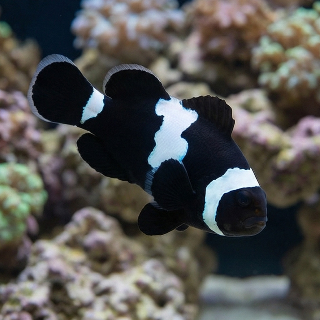 Midnight Lightning Ocellaris Clownfish: Captive Bred