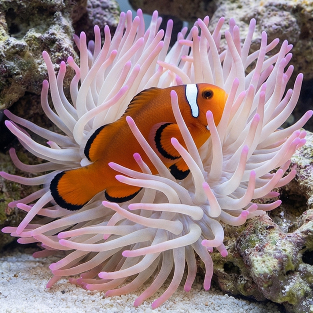 Nearly Naked Ocellaris Clownfish With Dots: Captive Bred - Image 2