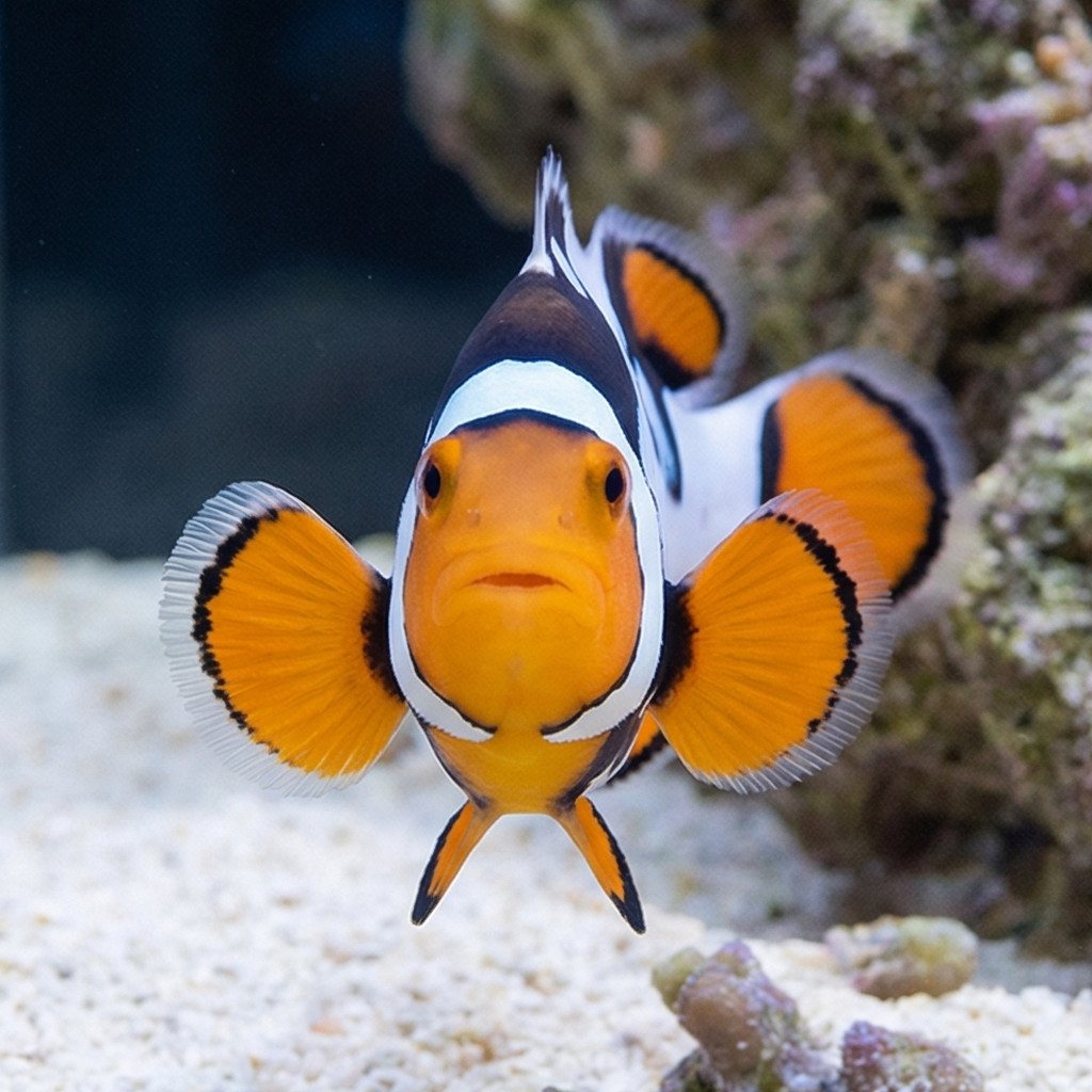 Nebula Percula Clownfish: Captive Bred Grade B - Image 2