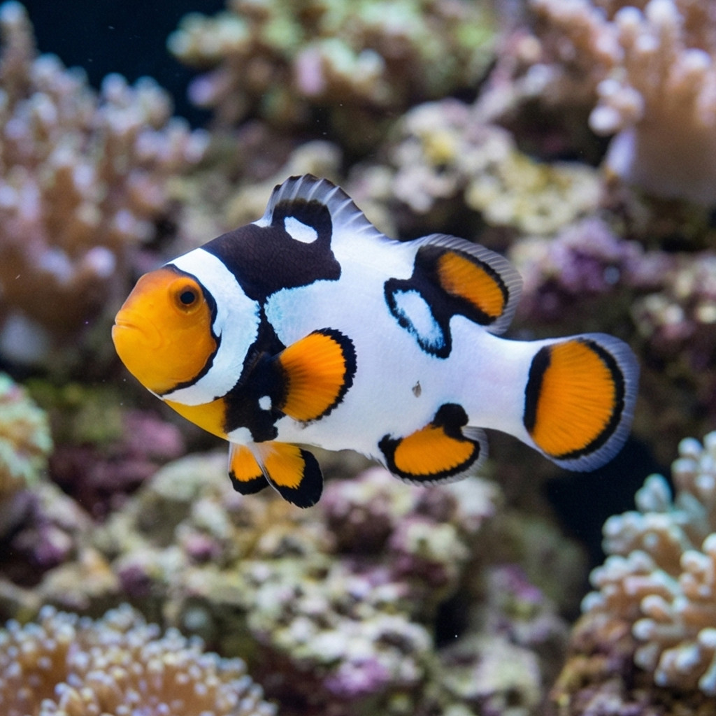 Nebula Percula Clownfish: Captive Bred Grade B - Image 3