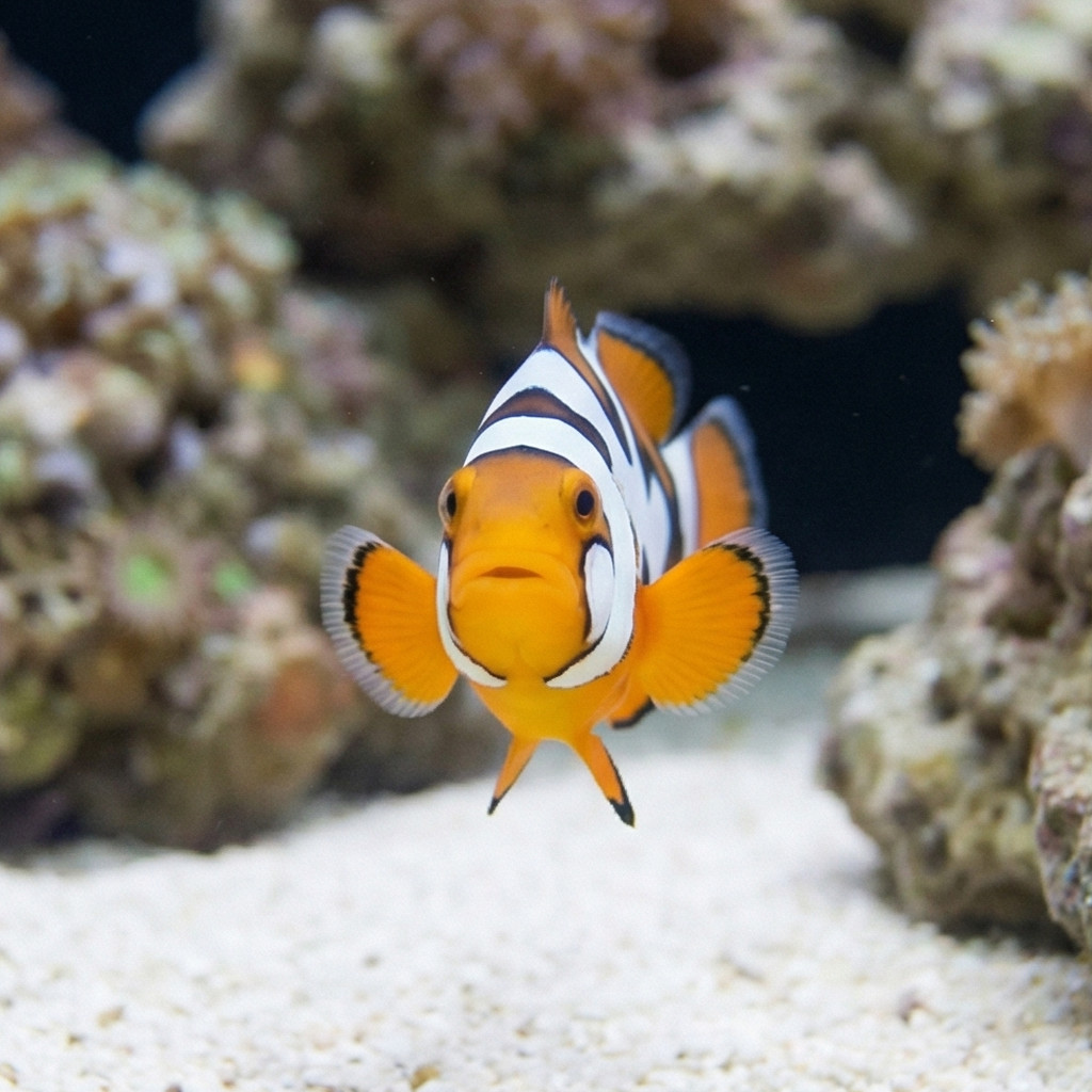 Black Picasso Percula Clownfish: Captive Bred P3 Grade - Image 5
