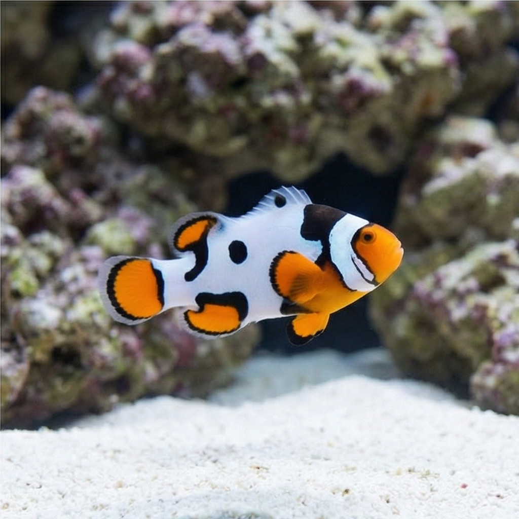Premium Picasso Percula Clownfish: Captive Bred