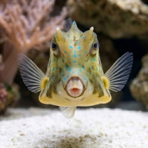 Scrawled Blue Spot Cowfish - Image 2