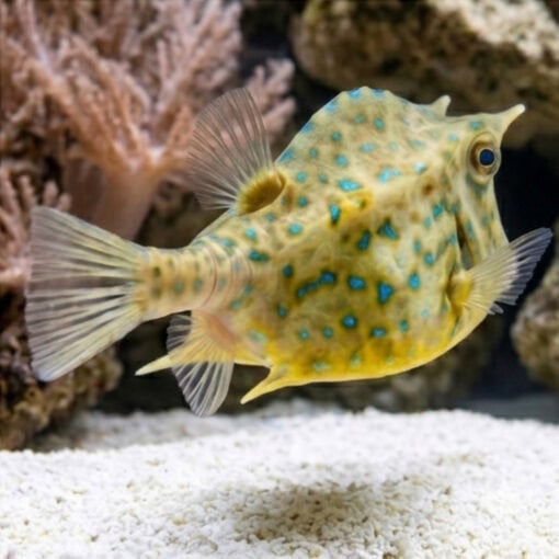 Scrawled Blue Spot Cowfish - Image 3