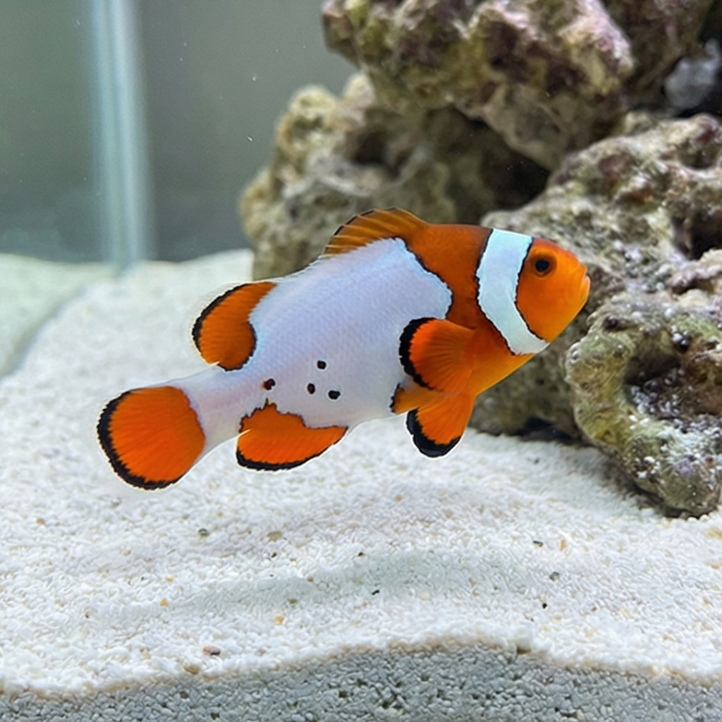 Snow Onyx Hybrid Clownfish: Captive Bred - Image 3
