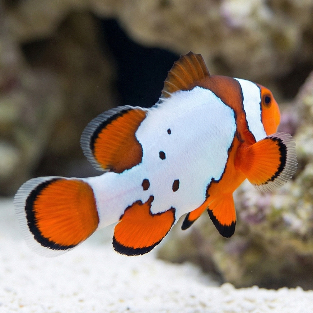 Snow Onyx Hybrid Clownfish: Captive Bred - Image 5