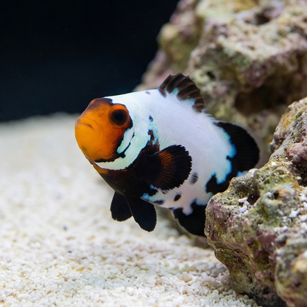 Black Phanton Snowflake Ocellaris Clownfish: Captive Bred - Image 5