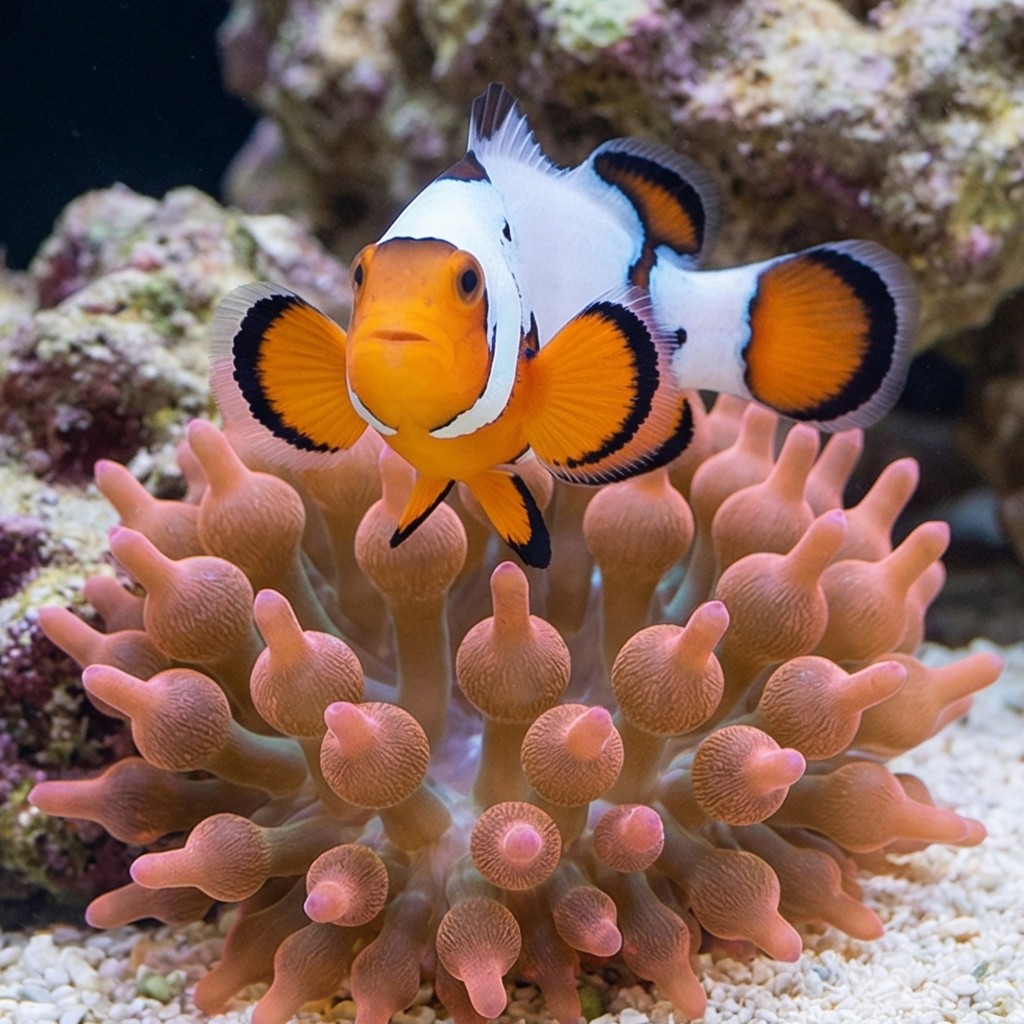 Premium Snowflake Ocellaris Clownfish: Captive Bred - Image 2