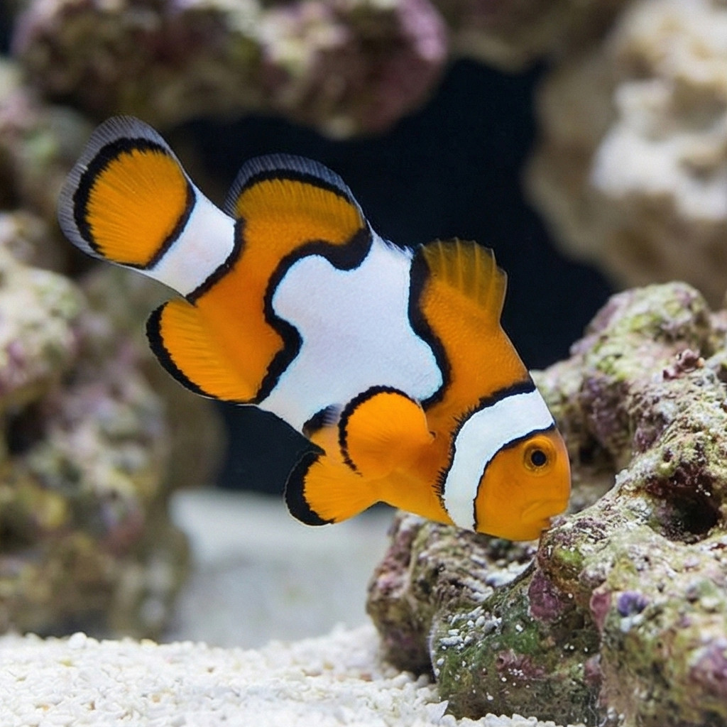 Snowflake Ocellaris Clownfish: Captive Bred S3 Grade - Image 3