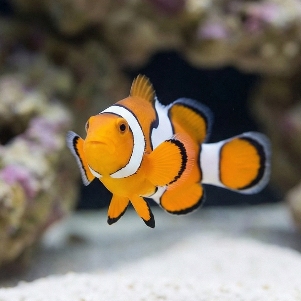 Snowflake Ocellaris Clownfish: Captive Bred S3 Grade - Image 4