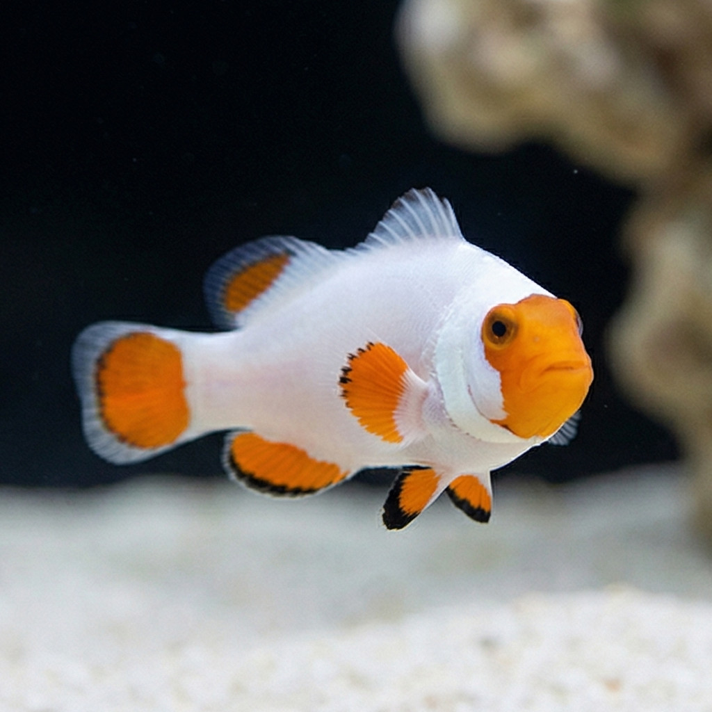 Tangerine Wyoming White Ocellaris Clownfish: Captive Bred - Image 3