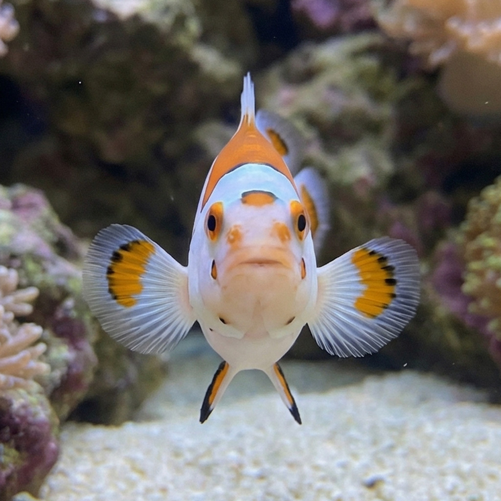 White Storm Ocellaris Clownfish: Captive Bred - Image 2