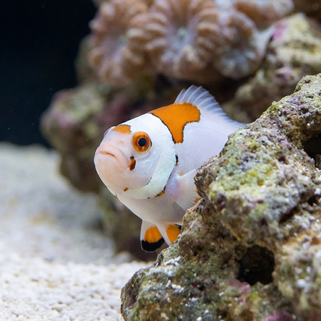 White Storm Ocellaris Clownfish: Captive Bred - Image 4