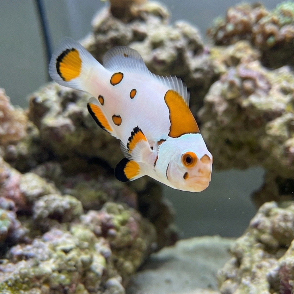 White Storm Ocellaris Clownfish: Captive Bred